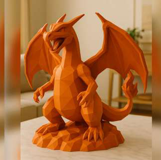 Charizard com pontas